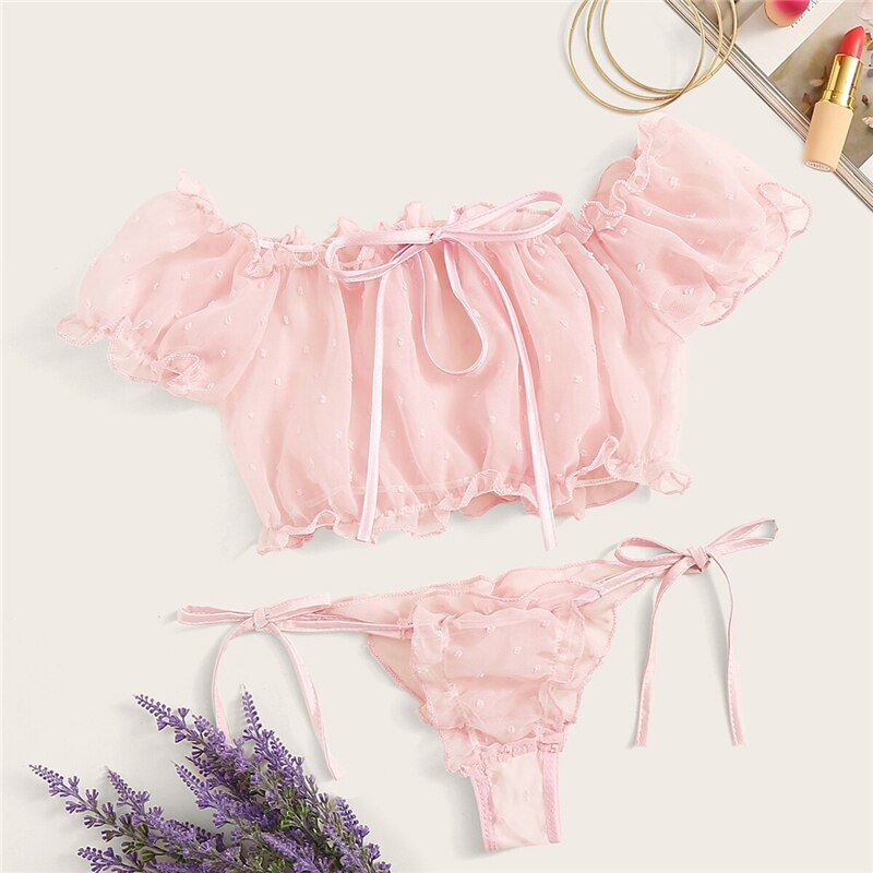 Dusty pink dobby mesh panties that don t – Extra large ladies tops ...