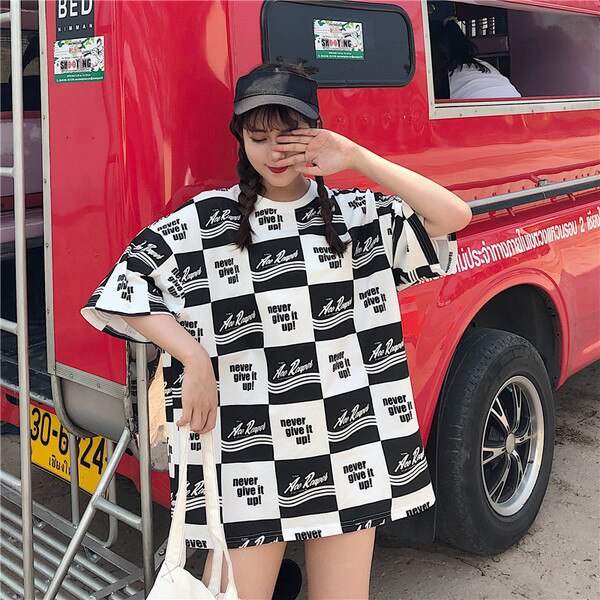 Harajuku Casual letter print t-shirts Female summer Women Short Sleeve T Shirt Oversize tshirt Loose hip hop streetwear tee Tops Harajuku Casual letter print t-shirts Female summer Women Short Sleeve T Shirt Oversize tshirt Loose hip hop streetwear tee Tops