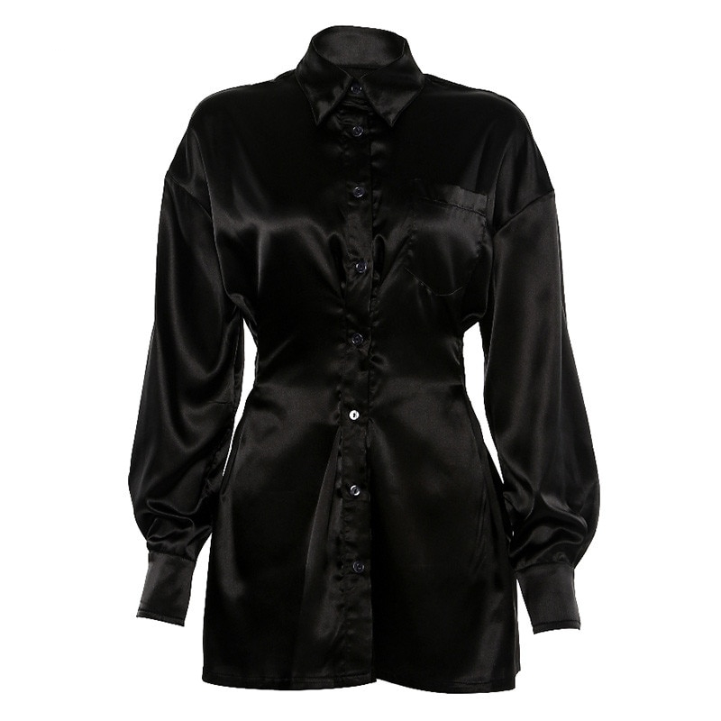 Nibber office lady Slim Soft chiffone long sleeve dresses womens 2019fall Winter fashion casual Elegant black mini dresses mujer Nibber office lady Slim Soft chiffone long sleeve dresses womens 2019fall Winter fashion casual Elegant black mini dresses mujer