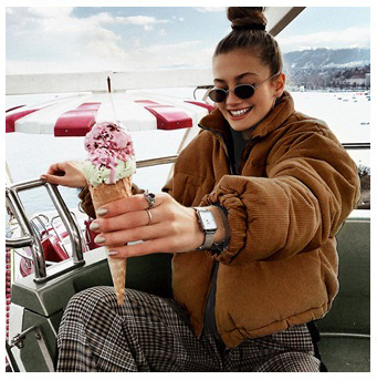 BerryGo Casual corduroy thick parka overcoat Winter warm fashion outerwear coats Women oversize streetwear jacket coat female