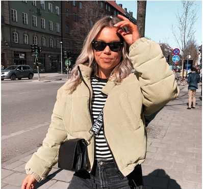 BerryGo Casual corduroy thick parka overcoat Winter warm fashion outerwear coats Women oversize streetwear jacket coat female