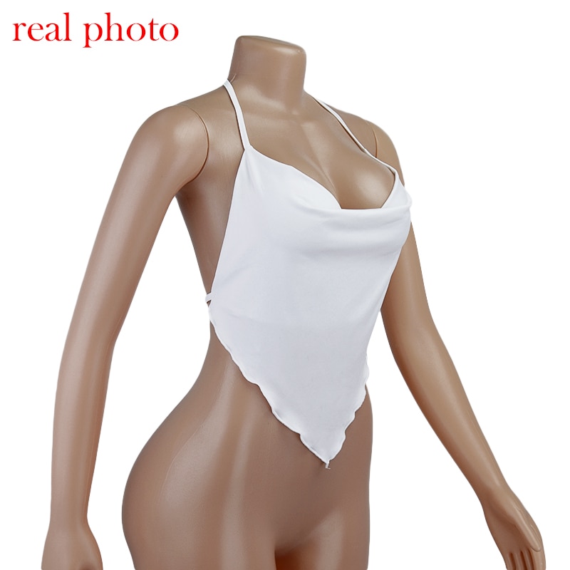 FREE SHIPPING White Rhombus Sexy Crop Tops JKP4461 FREE SHIPPING White Rhombus Sexy Crop Tops JKP4461