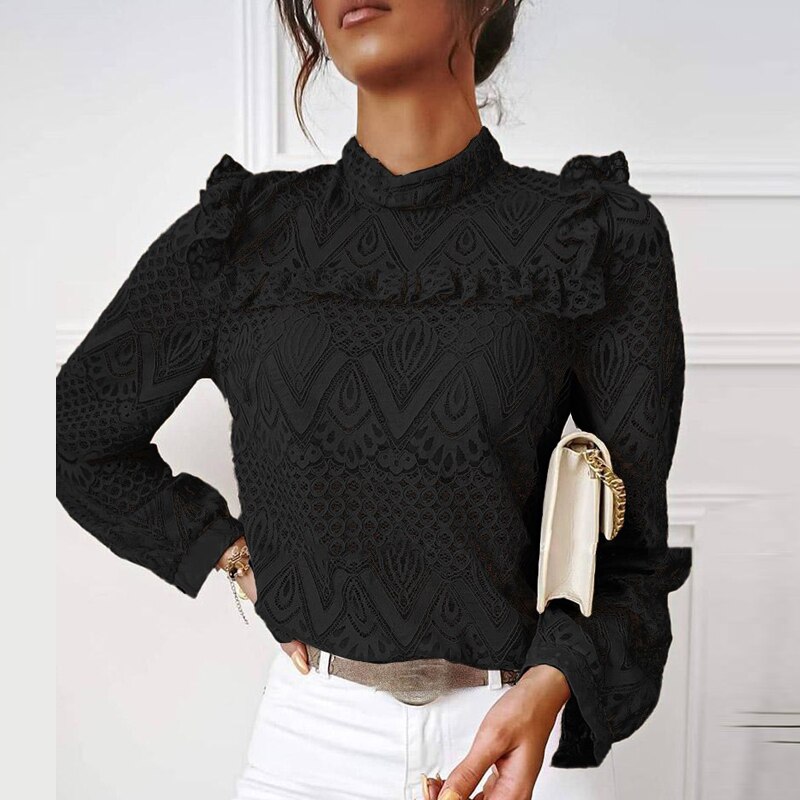 FREE SHIPPING Cheap Elegant Lace Blouses JKP4463