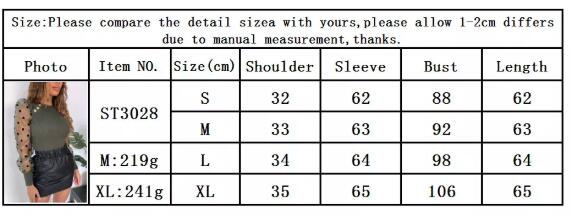 Turtleneck Knitted Polka Dot Puff Long Sleeve Blouse Women Mesh Sheer See-through Shirt Elegant Ladies Slim Tops Blusa Femme