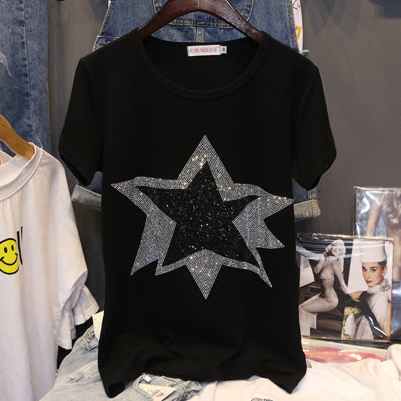 FREE SHIPPING Striped Glitter T-shirt JKP4458 FREE SHIPPING Striped Glitter T-shirt JKP4458