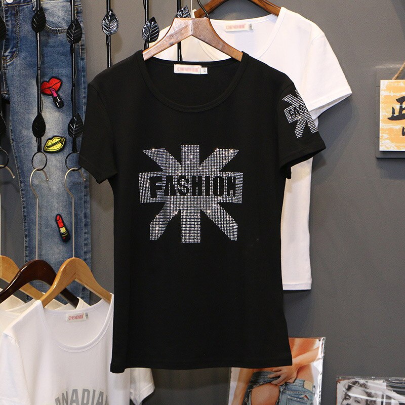 FREE SHIPPING Striped Glitter T-shirt JKP4458 FREE SHIPPING Striped Glitter T-shirt JKP4458