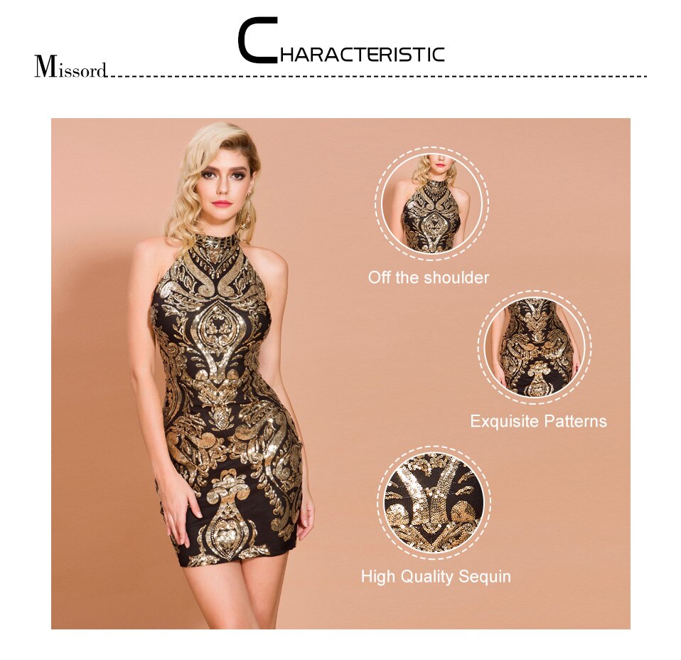 New 2021 Gold Sequin Backless Dress JKP4459 New 2021 Gold Sequin Backless Dress JKP4459