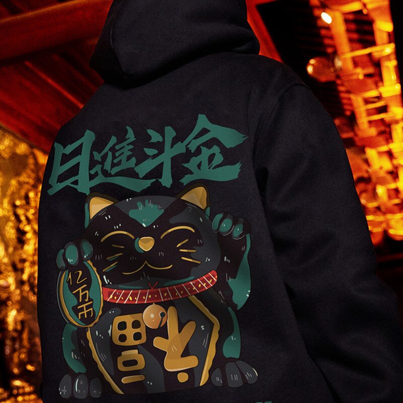 FREE SHIPPING Daruma Oversize Hoodie JKP4462 FREE SHIPPING Daruma Oversize Hoodie JKP4462