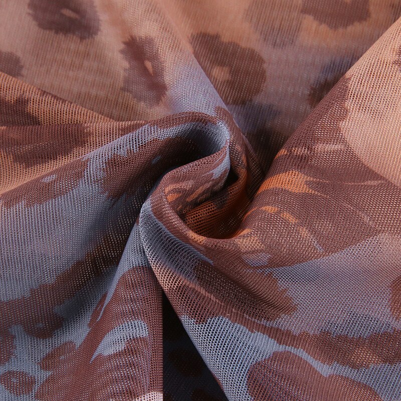 JUKPOP Aesthetics Retro Pattren Mesh T-shirts 90s JKP4470 JUKPOP Aesthetics Retro Pattren Mesh T-shirts 90s JKP4470