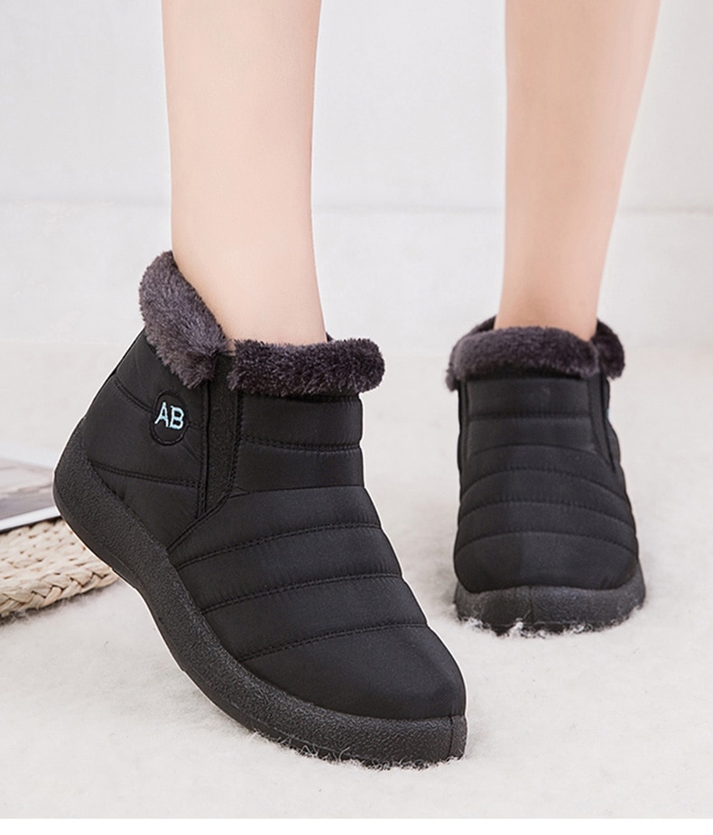 Casual Snow Boots Waterproof For Winter JKP4493