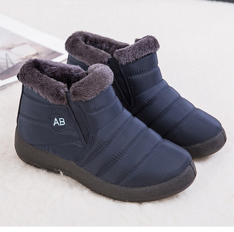 Women Boots 2020 Fashion Waterproof Snow Boots For Winter Shoes Women Casual Lightweight Ankle Botas Mujer Warm Winter Boots