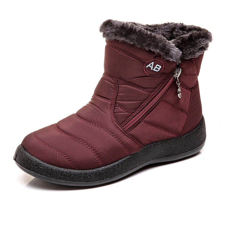 Women Boots 2020 Fashion Waterproof Snow Boots For Winter Shoes Women Casual Lightweight Ankle Botas Mujer Warm Winter Boots