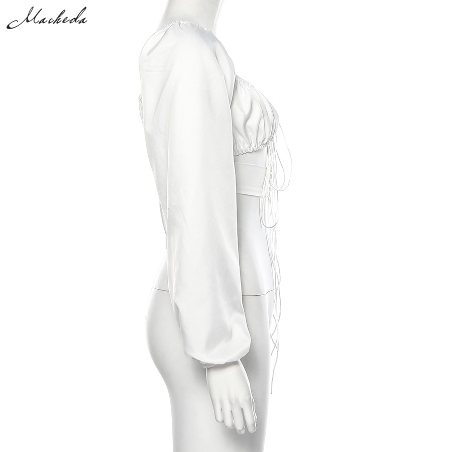 French Romance White Crop Tops JKP4498 French Romance White Crop Tops JKP4498