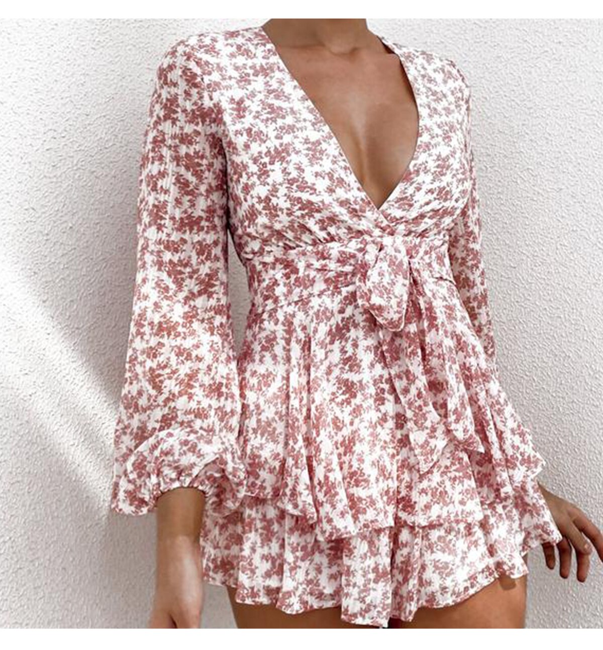 Summer Ruffle Dress Floral Print Romper Outfits JKP4503 Summer Ruffle Dress Floral Print Romper Outfits JKP4503