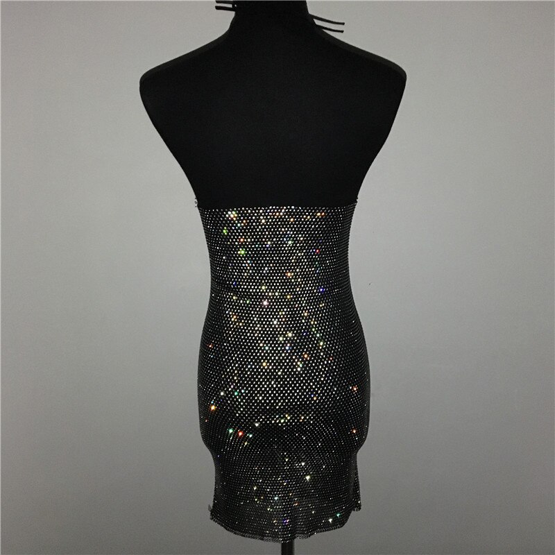 Night Club Party Rhinestone Mini Dress JKP4507