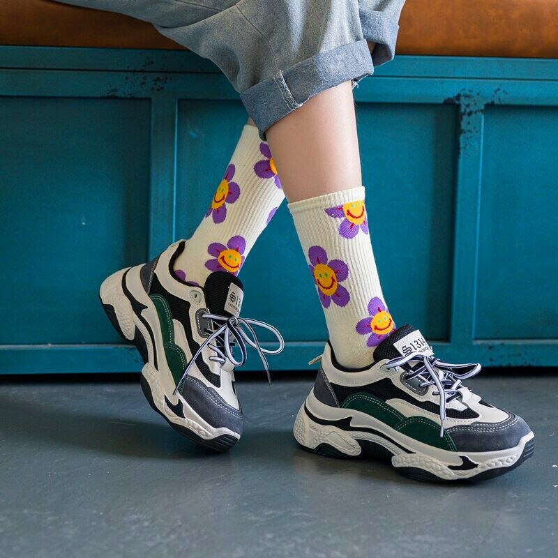 Cute Women Socks Korean Style Flower Cartoon JKP4508