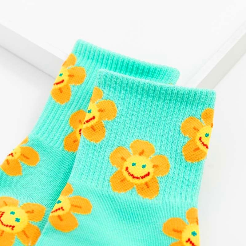 Cute Women Socks Korean Style Flower Cartoon JKP4508