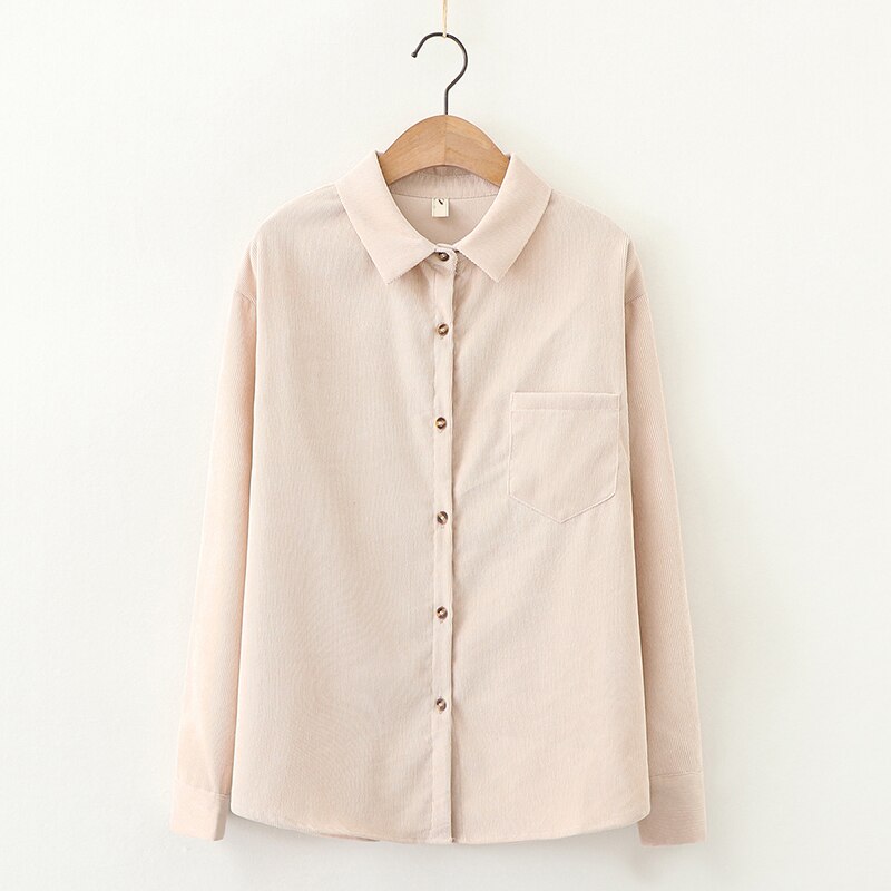 FREE SHIPPING 2021 Casual Corduroy Shirt JKP4513