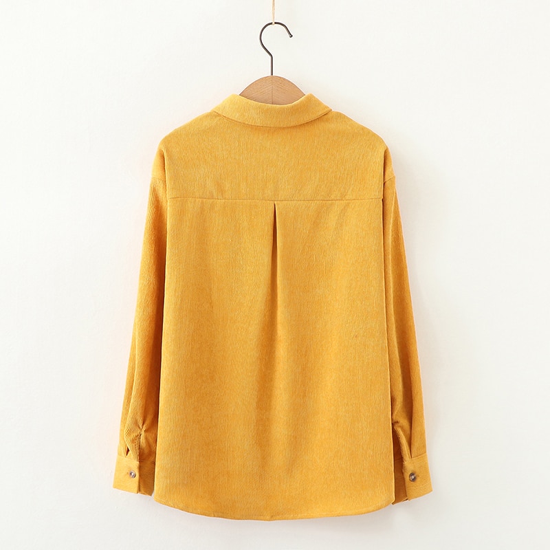 FREE SHIPPING 2021 Casual Corduroy Shirt JKP4513