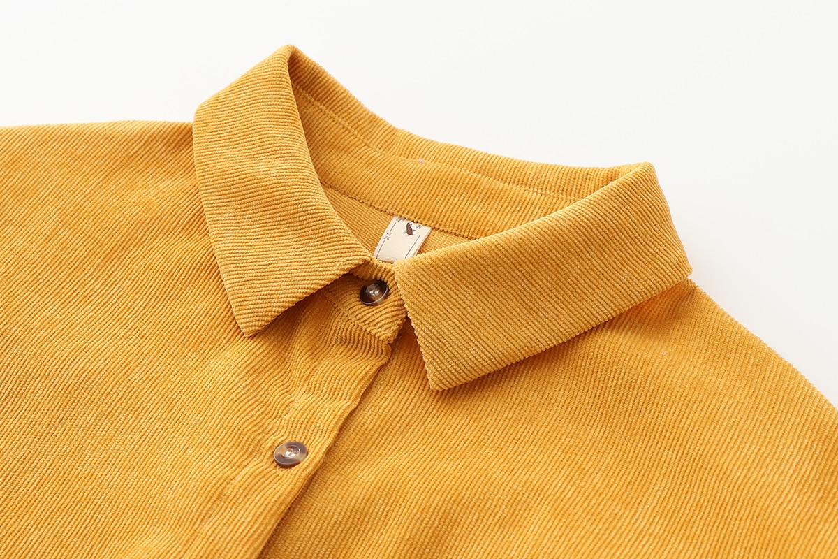 FREE SHIPPING 2021 Casual Corduroy Shirt JKP4513