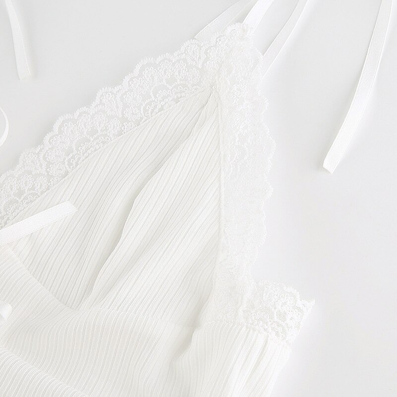 HEYounGIRL Frill Lace Sexy Crop Tops Tees Women Front Tie Sleeveless Cami Top Summer White V Neck Spaghetti Strap Top Party Club HEYounGIRL Frill Lace Sexy Crop Tops Tees Women Front Tie Sleeveless Cami Top Summer White V Neck Spaghetti Strap Top Party Club
