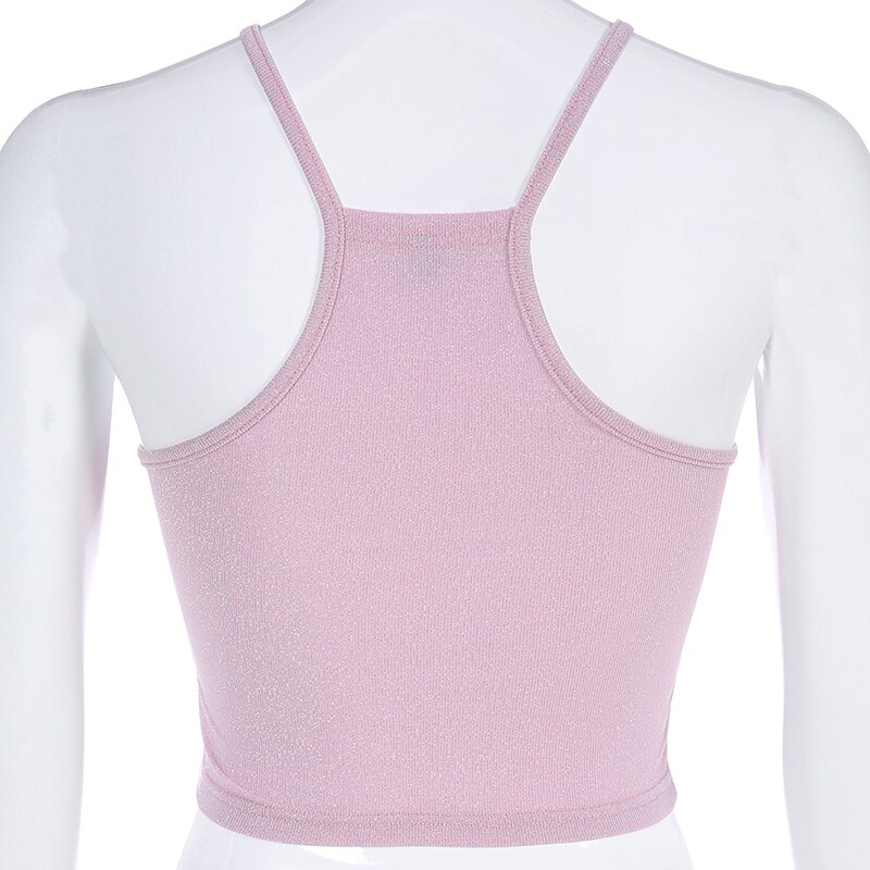 Sweetown Black Solid Cut Out Crop Top Female Slim Sexy Rave Party Clubwear Cross Choker Summer Tops For Women Camisole Pink Tees Sweetown Black Solid Cut Out Crop Top Female Slim Sexy Rave Party Clubwear Cross Choker Summer Tops For Women Camisole Pink Tees