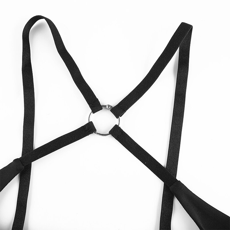 Sweetown Black Solid Cut Out Crop Top Female Slim Sexy Rave Party Clubwear Cross Choker Summer Tops For Women Camisole Pink Tees Sweetown Black Solid Cut Out Crop Top Female Slim Sexy Rave Party Clubwear Cross Choker Summer Tops For Women Camisole Pink Tees
