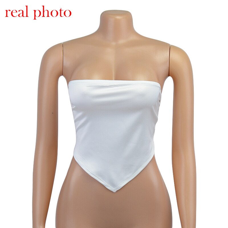 FREE SHIPPING Solid Mini Tube Top Wrap Cropped JKP4555