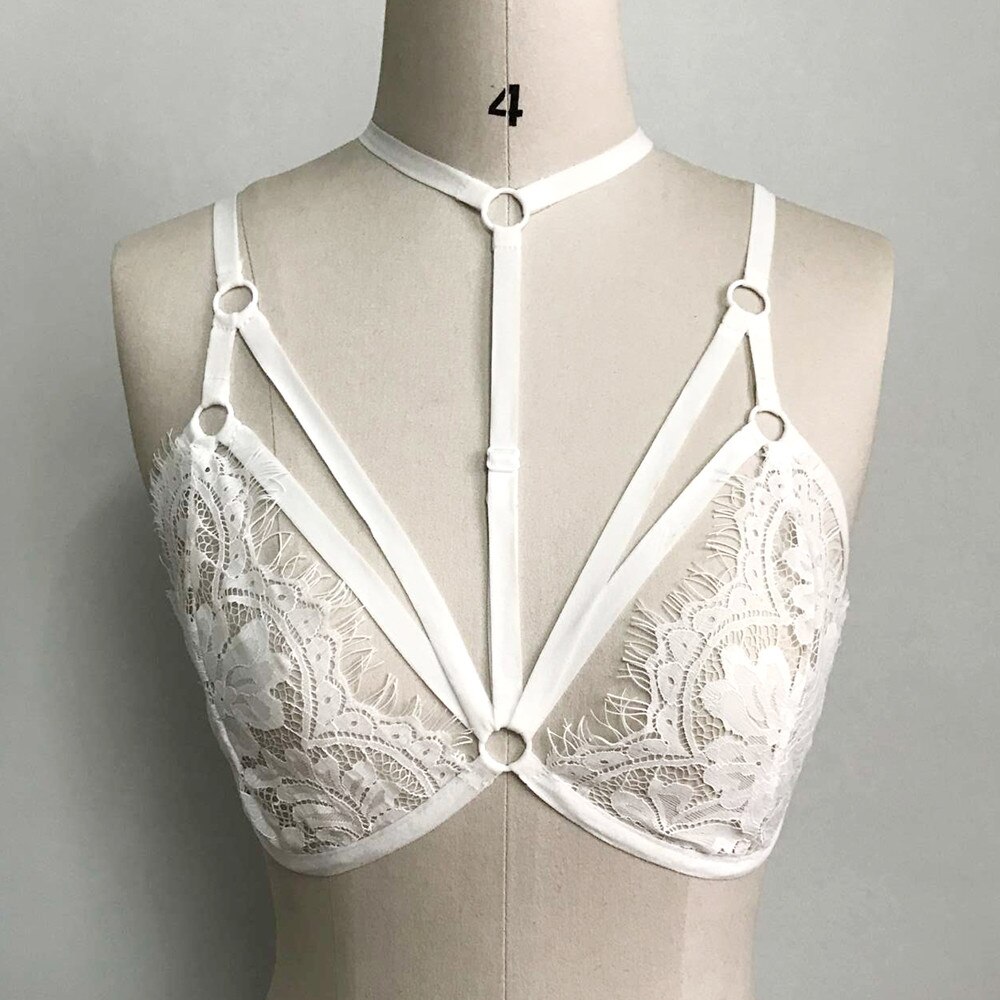 FREE SHIPPING Lace Bralette Bandage Hollow Out Strappy JKP4558 FREE SHIPPING Lace Bralette Bandage Hollow Out Strappy JKP4558