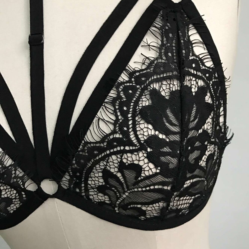 FREE SHIPPING Lace Bralette Bandage Hollow Out Strappy JKP4558 FREE SHIPPING Lace Bralette Bandage Hollow Out Strappy JKP4558