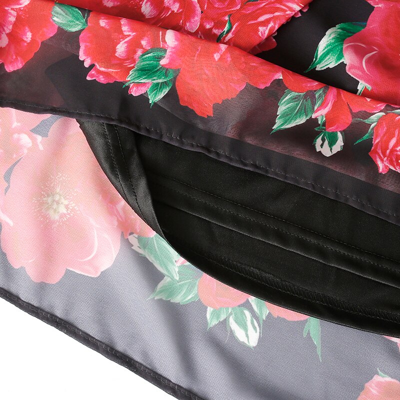 FREE SHIPPING New African Elegant Gown Flowers Printed JKP4566