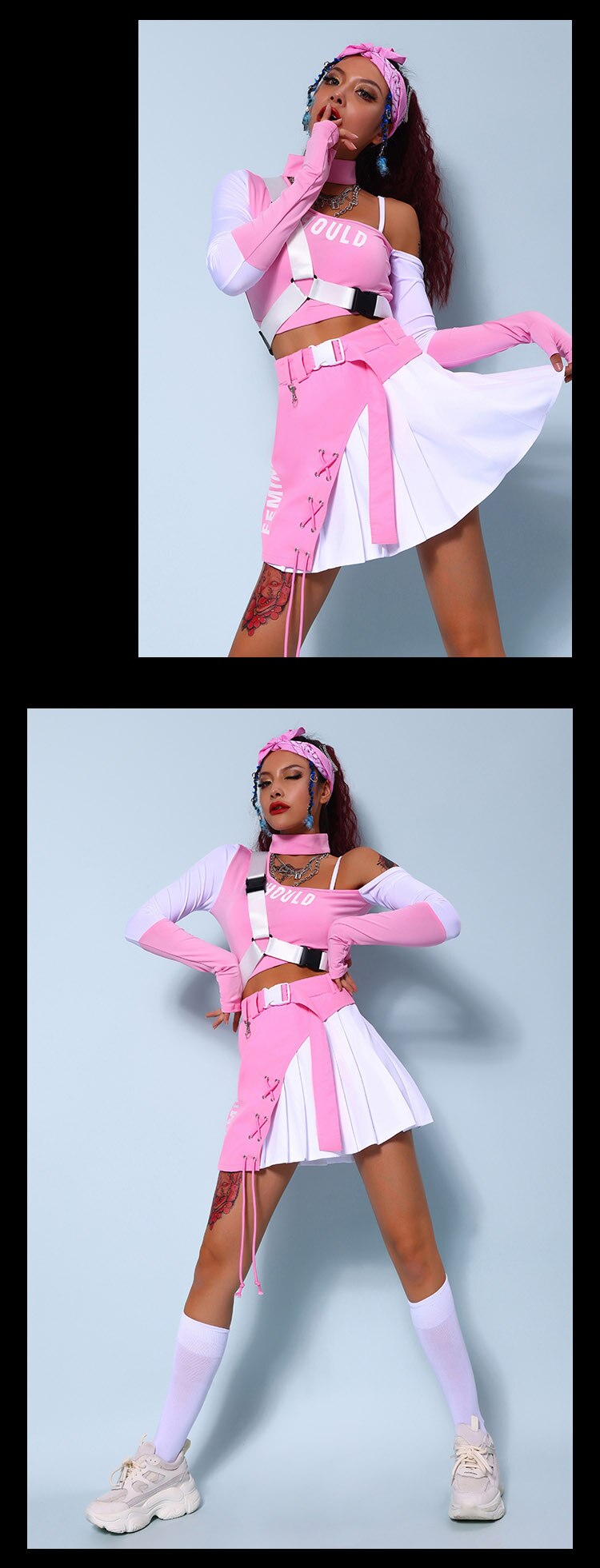 FREE SHIPPING DJ Festival Outfit Dancer Costume JKP4570