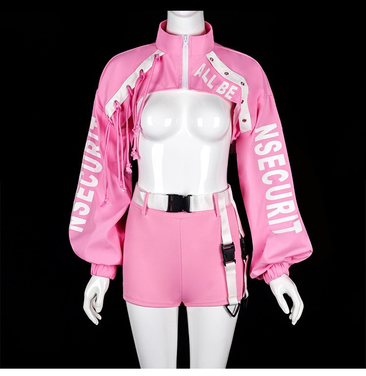 Hip Hop Dance Clothes For Adult Jazz Dance Wear Gogo Dancer Outfit Designer Clothes Stage Costume Sexy DJ DS Clothing DL7154