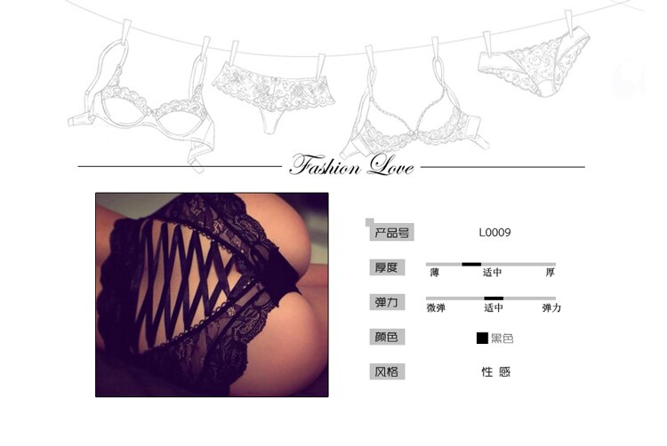 Amazing Sexy Panties Women High Waist Lace Thongs and G Strings Underwear Ladies Hollow Out Underpants Intimates Lingerie