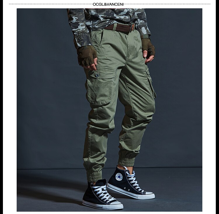 High Quality Khaki Casual Pants Men Military Tactical Joggers Camouflage Cargo Pants Multi-Pocket Fashions Black Army Trousers High Quality Khaki Casual Pants Men Military Tactical Joggers Camouflage Cargo Pants Multi-Pocket Fashions Black Army Trousers