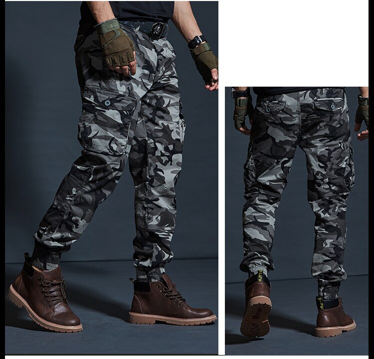 Free Shipping Camouflage Khaki Military Tactical Cargo Pants Jkp4582