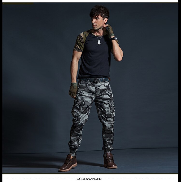 FREE SHIPPING Camouflage Khaki Military Tactical Cargo Pants JKP4582 FREE SHIPPING Camouflage Khaki Military Tactical Cargo Pants JKP4582