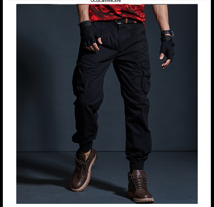 High Quality Khaki Casual Pants Men Military Tactical Joggers Camouflage Cargo Pants Multi-Pocket Fashions Black Army Trousers High Quality Khaki Casual Pants Men Military Tactical Joggers Camouflage Cargo Pants Multi-Pocket Fashions Black Army Trousers