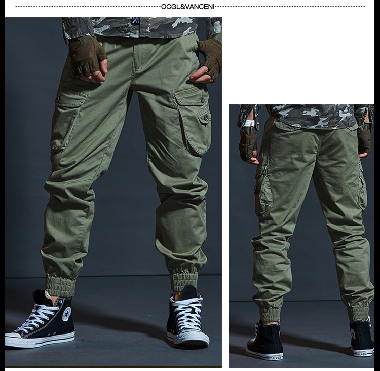 High Quality Khaki Casual Pants Men Military Tactical Joggers Camouflage Cargo Pants Multi-Pocket Fashions Black Army Trousers High Quality Khaki Casual Pants Men Military Tactical Joggers Camouflage Cargo Pants Multi-Pocket Fashions Black Army Trousers