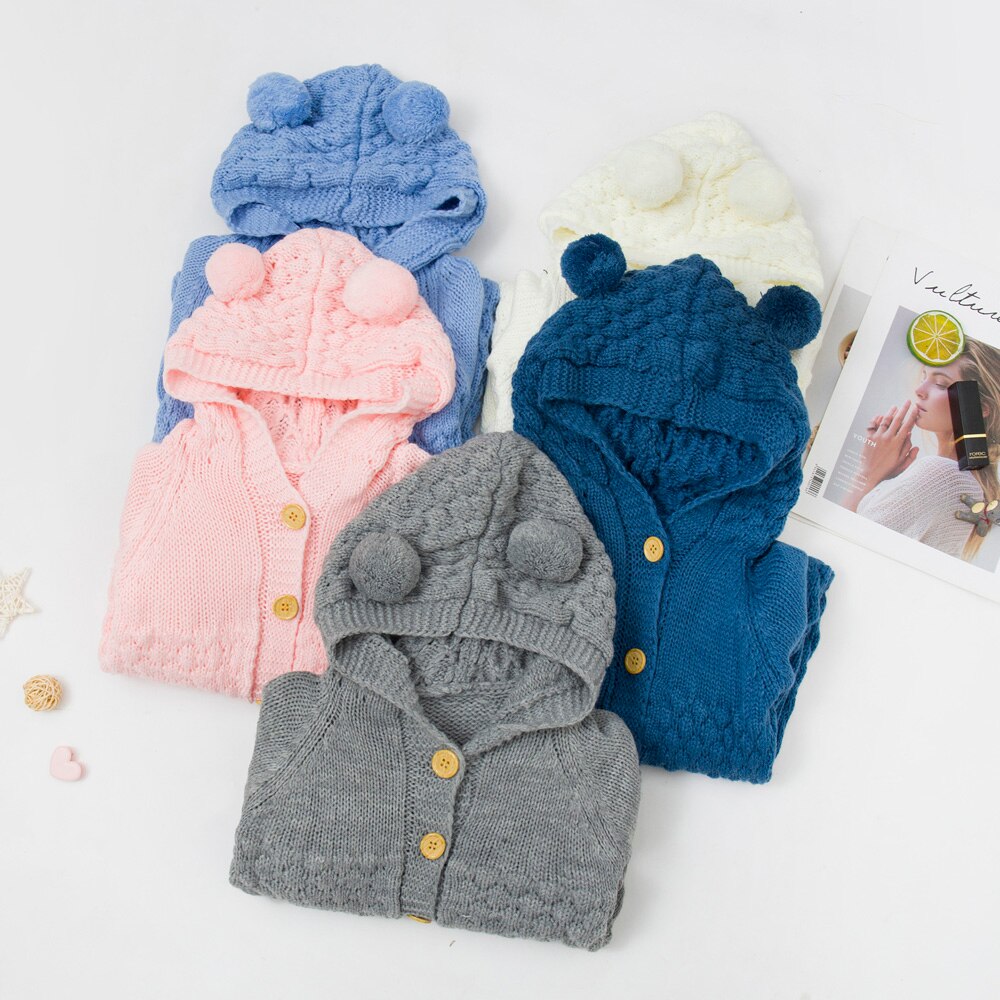 FREE SHIPPING Newborn Baby Knit Rompers Jumpsuit JKP4596