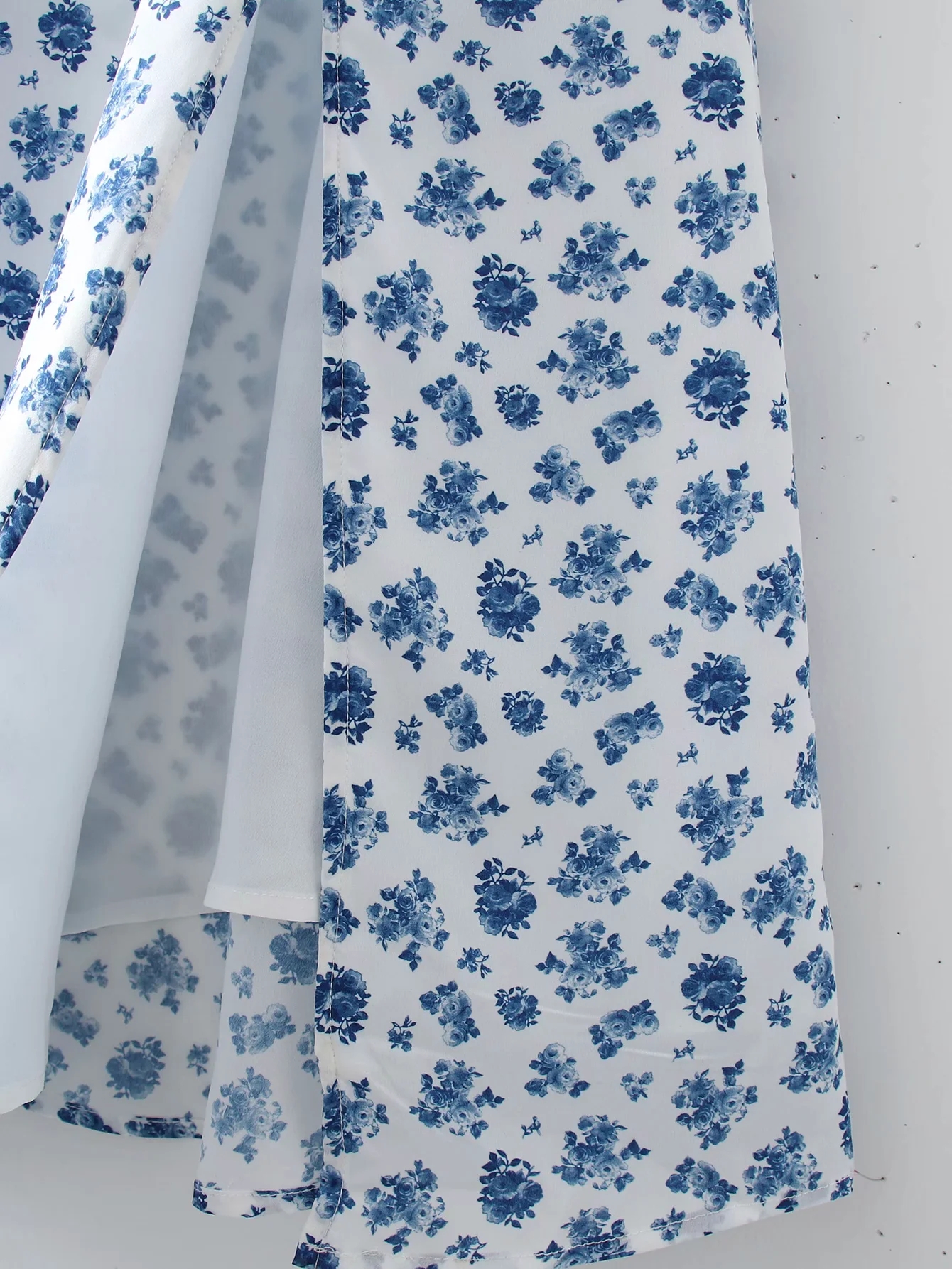 Foridol Floral Print Summer Dress Women Boho Slit Maxi Long Dress Vintage Beach Dress Puff Sleeve A-line Blue Sundress 2021 Foridol Floral Print Summer Dress Women Boho Slit Maxi Long Dress Vintage Beach Dress Puff Sleeve A-line Blue Sundress 2021