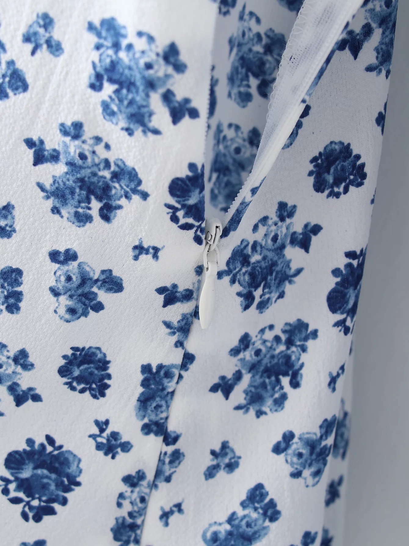 Foridol Floral Print Summer Dress Women Boho Slit Maxi Long Dress Vintage Beach Dress Puff Sleeve A-line Blue Sundress 2021 Foridol Floral Print Summer Dress Women Boho Slit Maxi Long Dress Vintage Beach Dress Puff Sleeve A-line Blue Sundress 2021