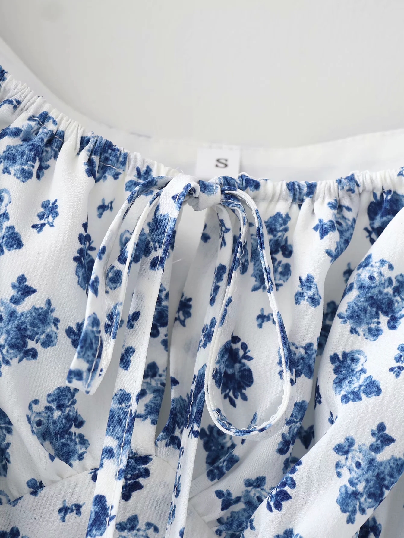 Foridol Floral Print Summer Dress Women Boho Slit Maxi Long Dress Vintage Beach Dress Puff Sleeve A-line Blue Sundress 2021 Foridol Floral Print Summer Dress Women Boho Slit Maxi Long Dress Vintage Beach Dress Puff Sleeve A-line Blue Sundress 2021