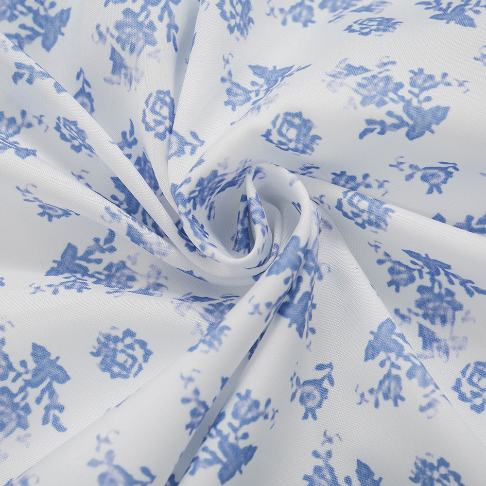 Foridol Floral Print Summer Dress Women Boho Slit Maxi Long Dress Vintage Beach Dress Puff Sleeve A-line Blue Sundress 2021 Foridol Floral Print Summer Dress Women Boho Slit Maxi Long Dress Vintage Beach Dress Puff Sleeve A-line Blue Sundress 2021