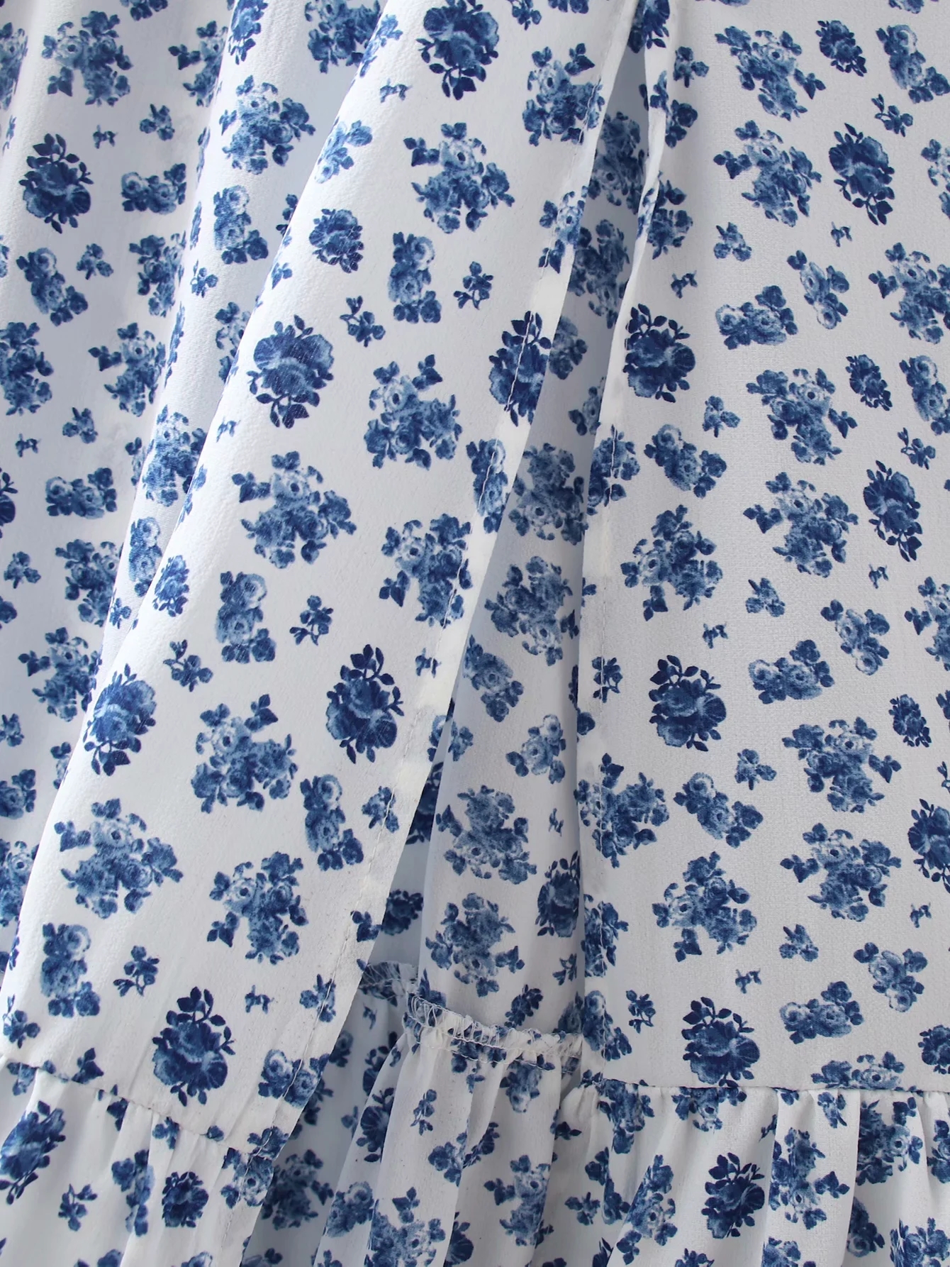 Foridol Floral Print Summer Dress Women Boho Slit Maxi Long Dress Vintage Beach Dress Puff Sleeve A-line Blue Sundress 2021 Foridol Floral Print Summer Dress Women Boho Slit Maxi Long Dress Vintage Beach Dress Puff Sleeve A-line Blue Sundress 2021