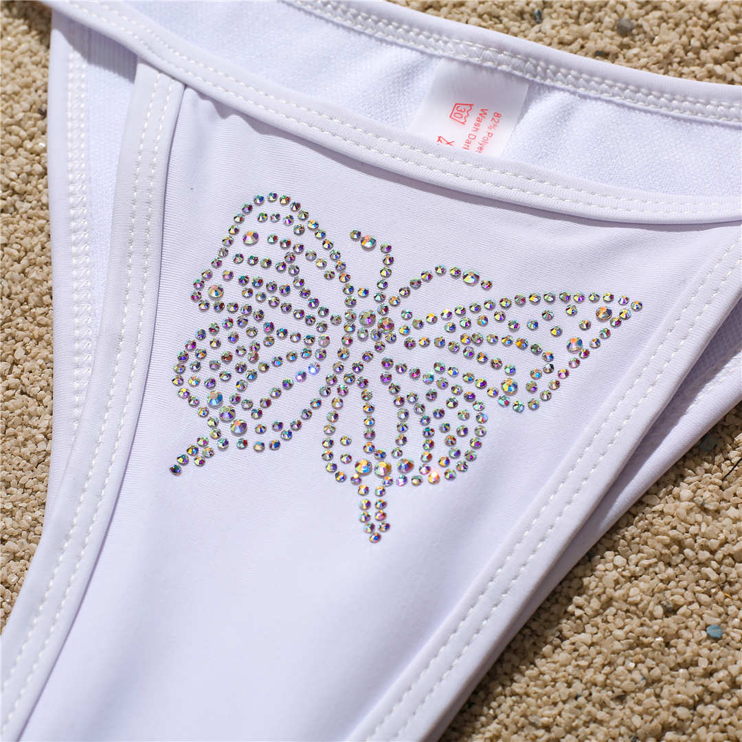 New Sexy Bling Rhinestone Bikini Female Swimsuit Women Swimwear Two-pieces Bikini set Halter Bather Bathing Suit Swim V2576G New Sexy Bling Rhinestone Bikini Female Swimsuit Women Swimwear Two-pieces Bikini set Halter Bather Bathing Suit Swim V2576G