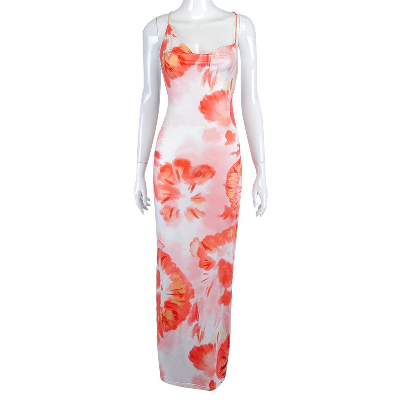 FREE SHIPPING Tie Dye Lace Up Midi Dress JKP4608 FREE SHIPPING Tie Dye Lace Up Midi Dress JKP4608