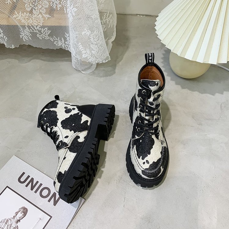 FREE SHIPPINHG Women Motorcycle Boots Cow Pattern JKP4620 FREE SHIPPINHG Women Motorcycle Boots Cow Pattern JKP4620