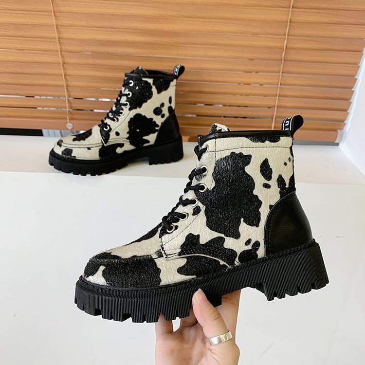 FREE SHIPPINHG Women Motorcycle Boots Cow Pattern JKP4620 FREE SHIPPINHG Women Motorcycle Boots Cow Pattern JKP4620