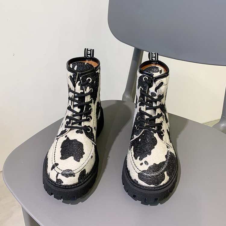 FREE SHIPPINHG Women Motorcycle Boots Cow Pattern JKP4620 FREE SHIPPINHG Women Motorcycle Boots Cow Pattern JKP4620